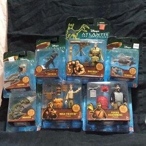 Disney’s Atlantis Action Figure Toy Lot - Vintage